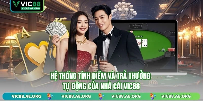 Hệ thống tính điểm và trả thưởng tự động của nhà cái VIC88