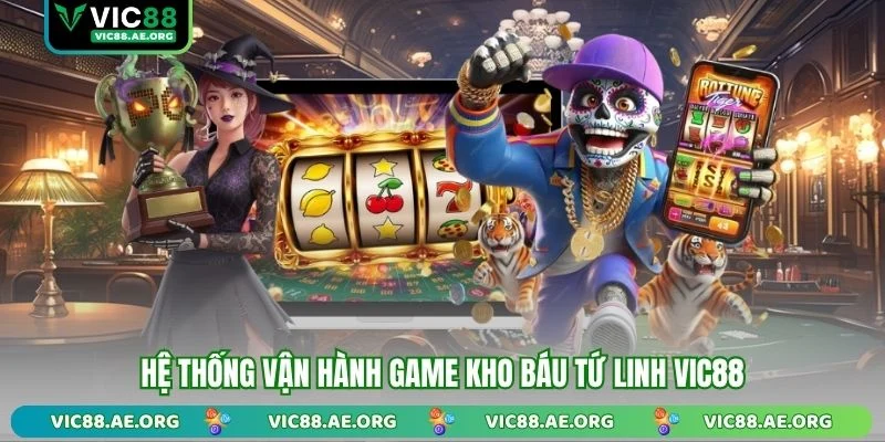 Hệ thống vận hành game Kho Báu Tứ Linh VIC88